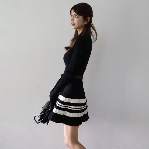 Bicolor rich dress
